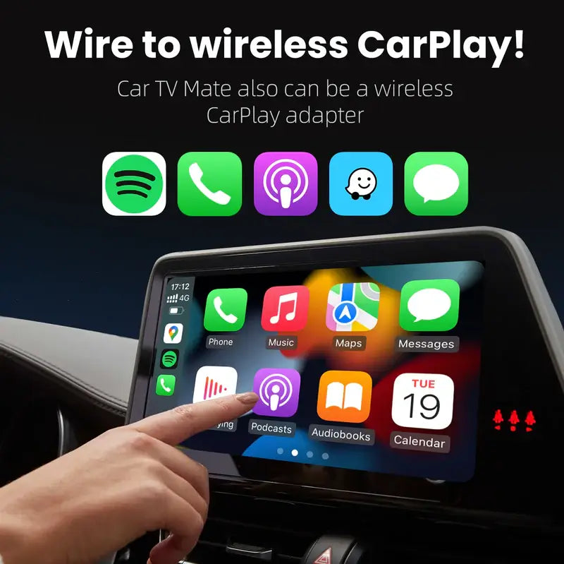 【NEU】Car TV Mate Pro – HDMI-Multimedia- und kabelloser CarPlay-Adapter