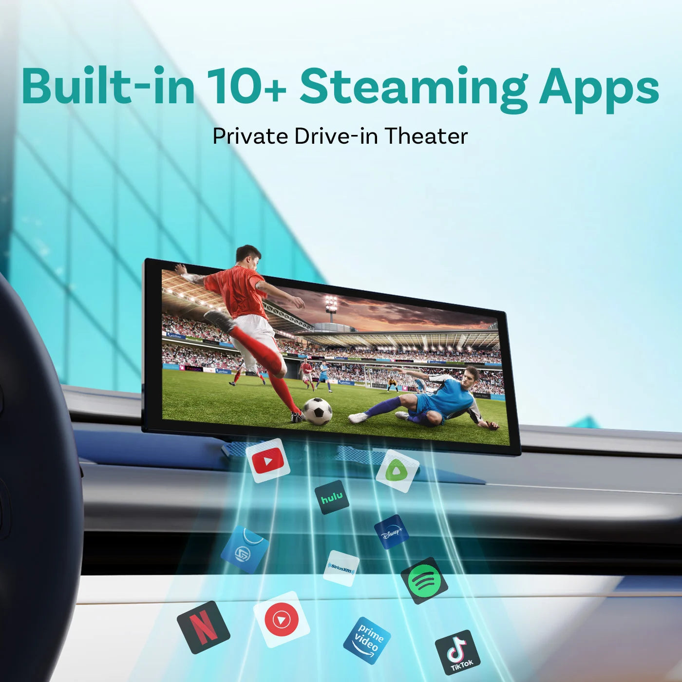 Écran portable ScreenFlow pour voiture