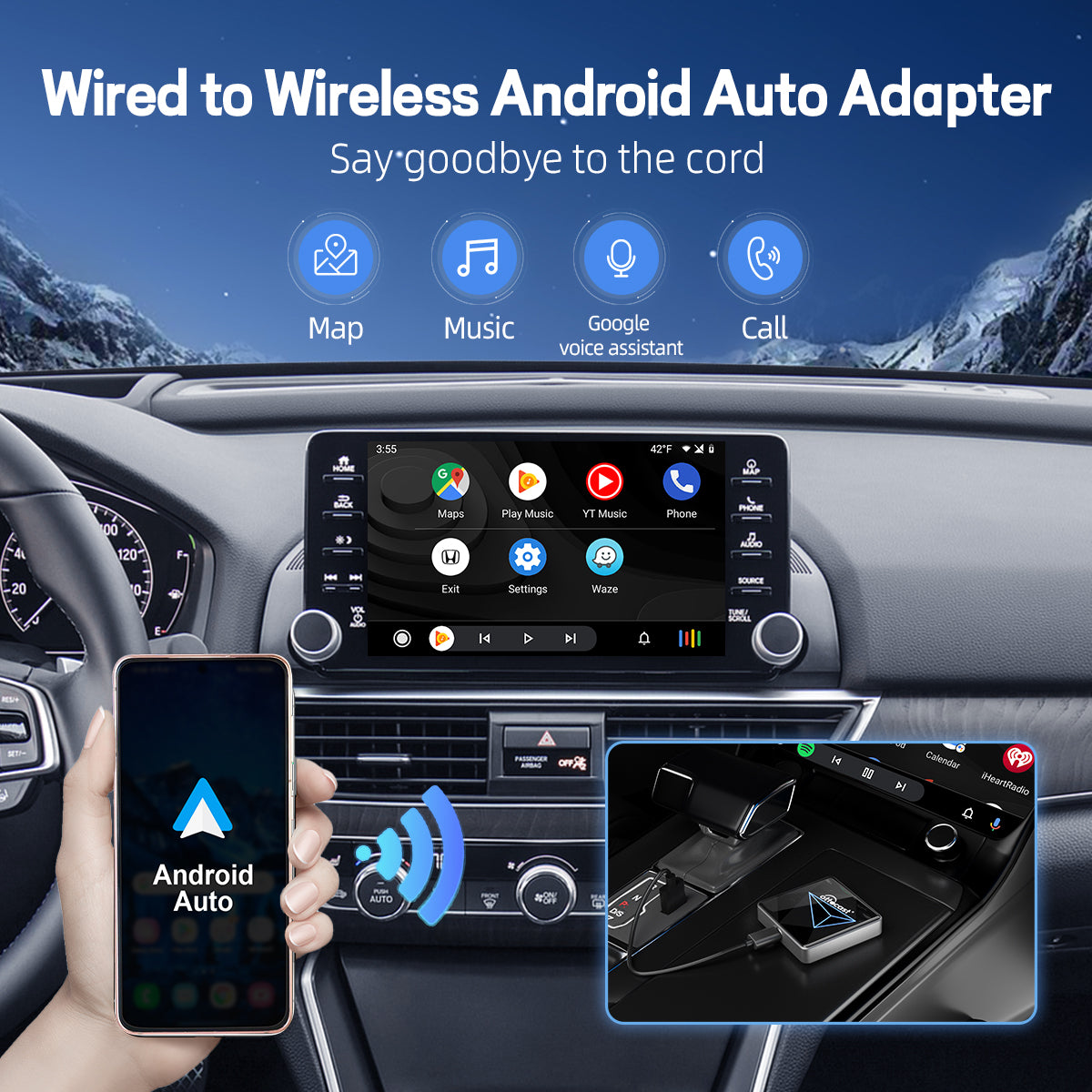 Adaptateur Sans Fil Android Auto A2Air Pro