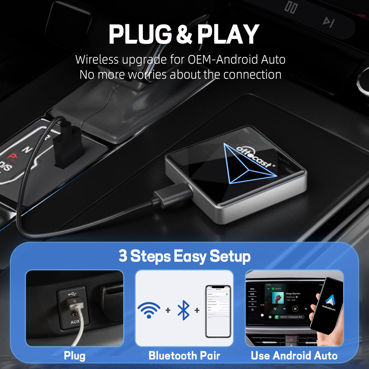 Adaptateur Sans Fil Android Auto A2Air Pro