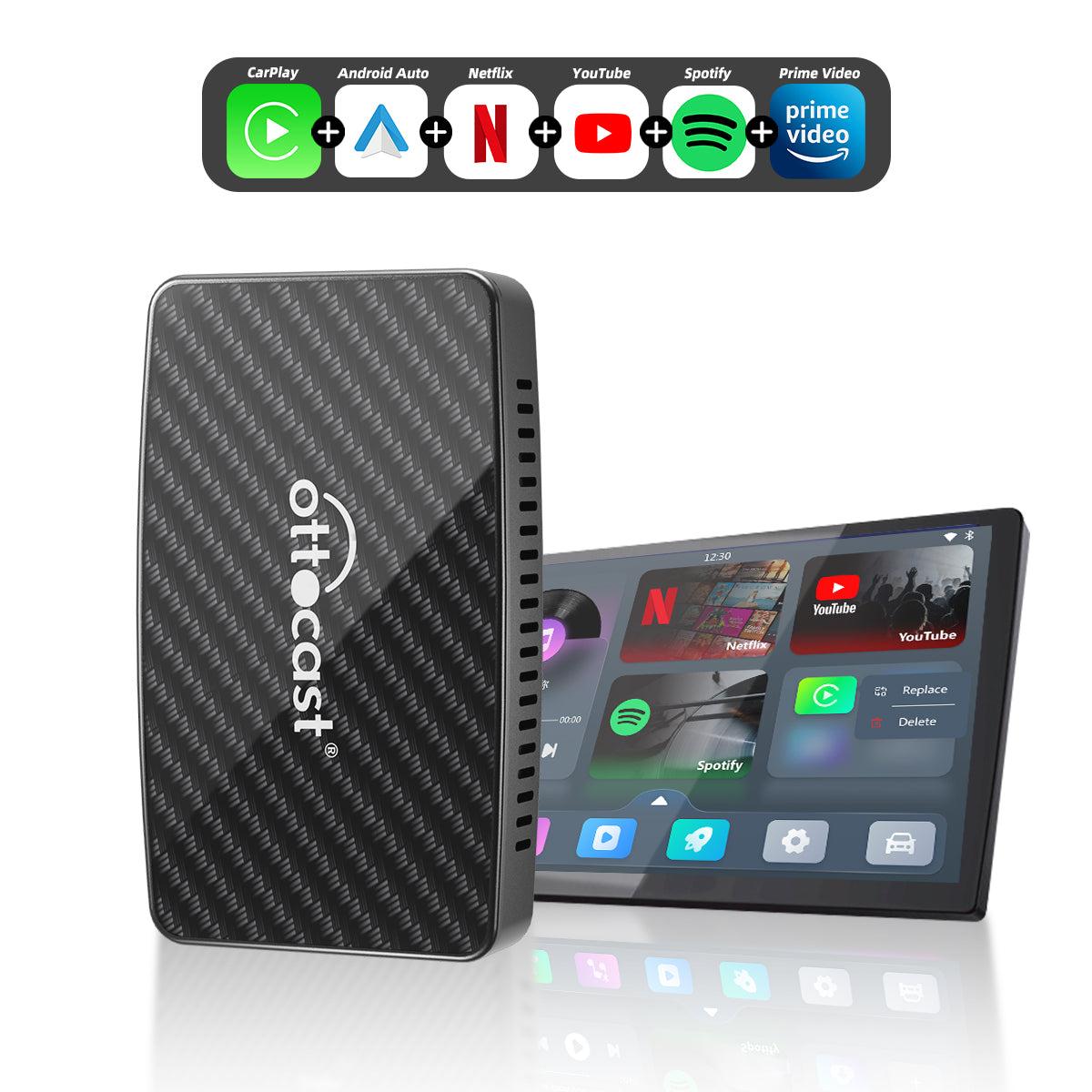 Play2Video Pro wireless CarPlay/Android Auto car box