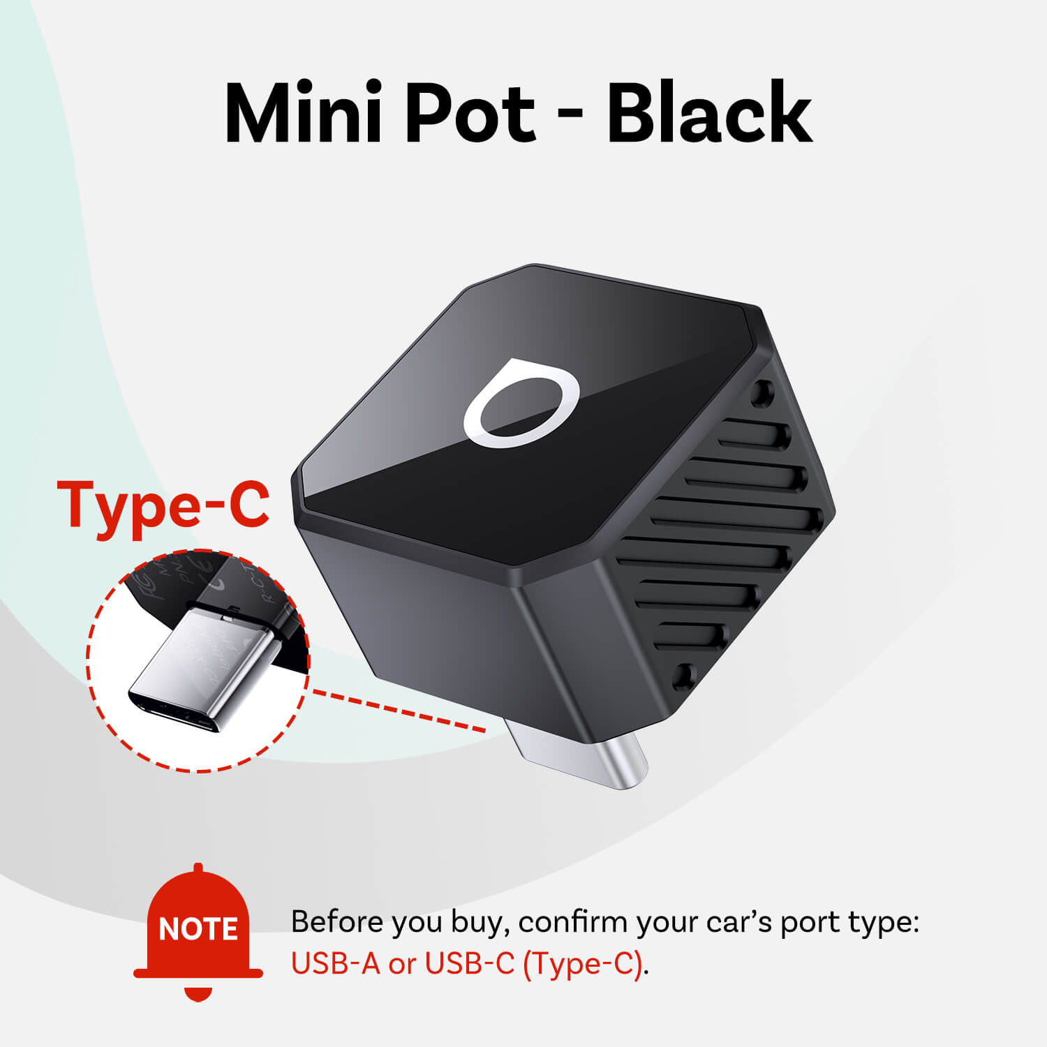 Adaptador inalámbrico Ottocast Mini Cube 3.0 para CarPlay/Android Auto