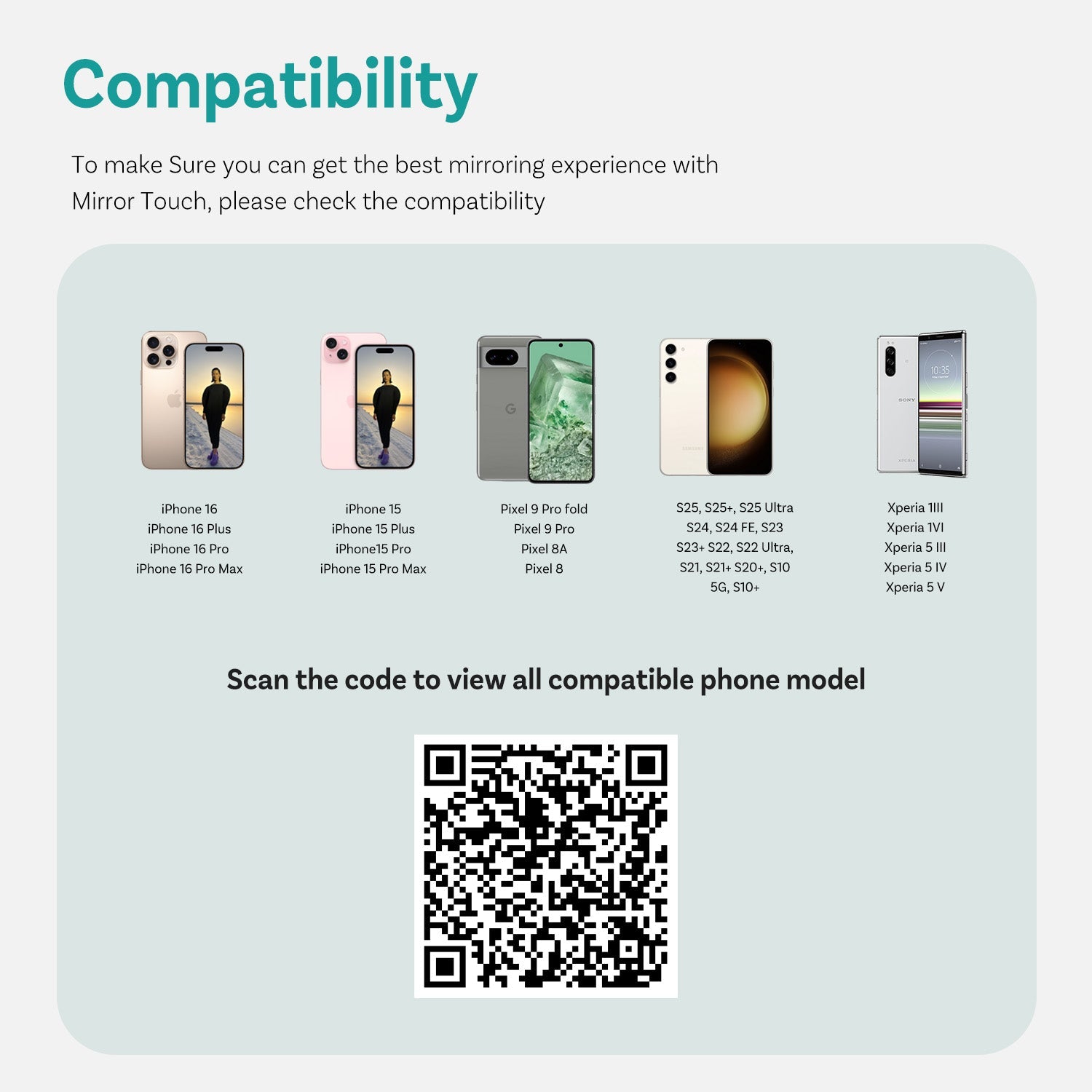 Mirror Touch/Full Phone-to-Car Mirroring