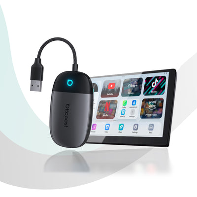 Play2Video X – All-in-1 Wireless CarPlay & Android Auto Adapter with Built-in Apps