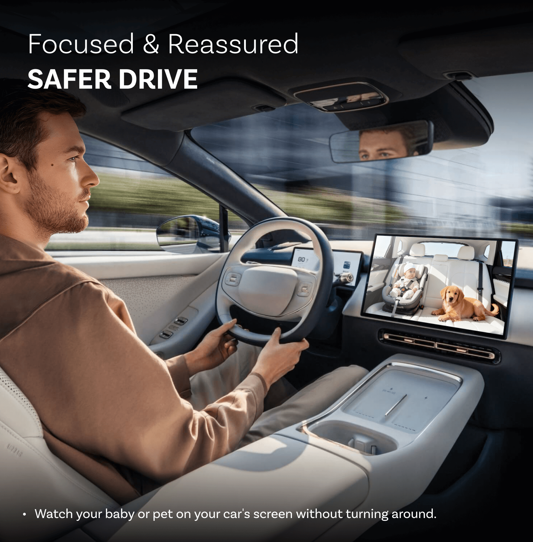 Adattatore per auto Cabin Care CarPlay wireless e monitoraggio in tempo reale