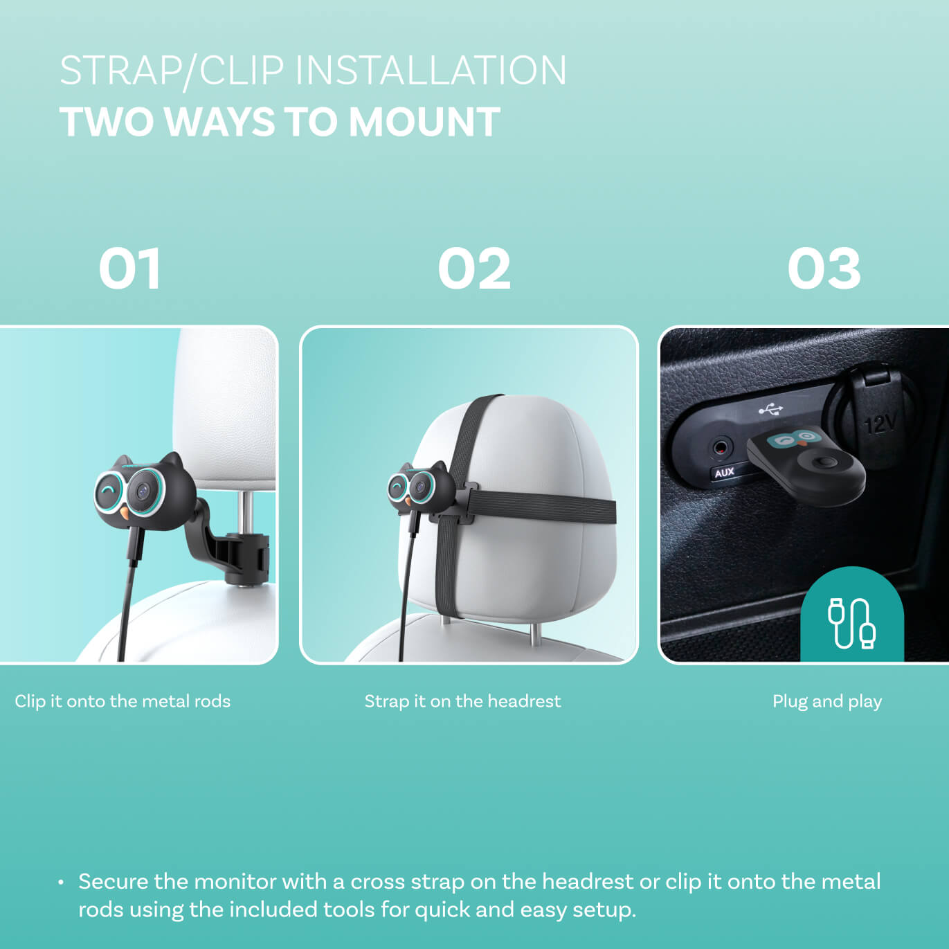 Adattatore per auto Cabin Care CarPlay wireless e monitoraggio in tempo reale