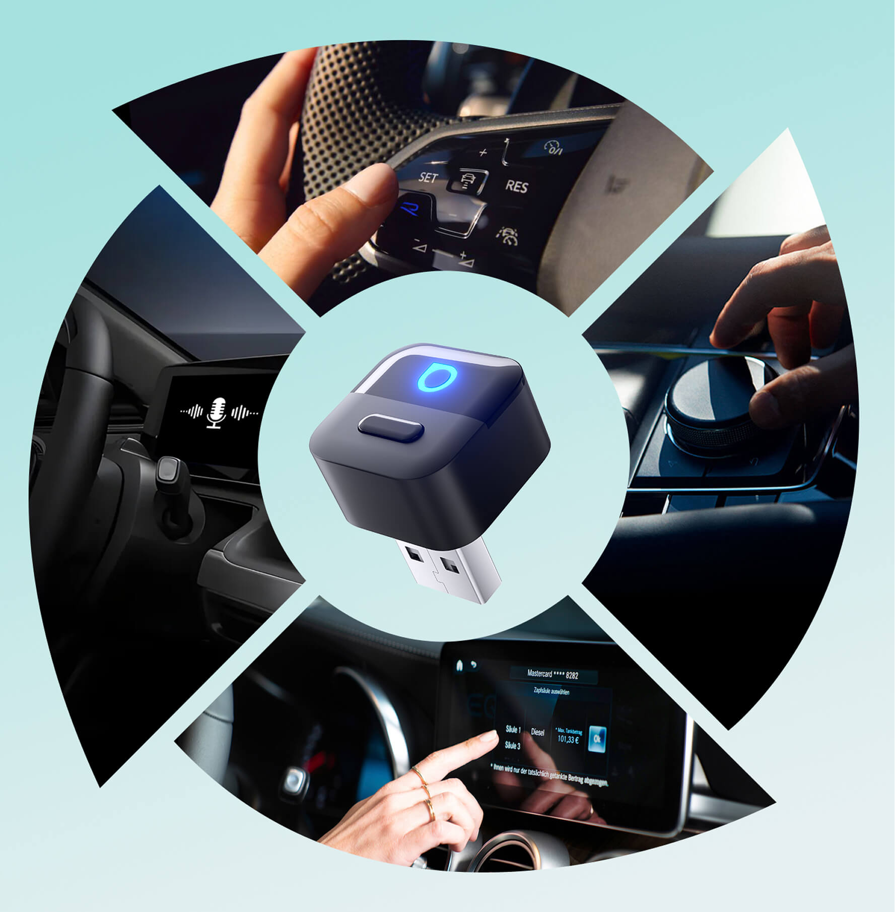 Mini Pico Wireless CarPlay/Android Auto