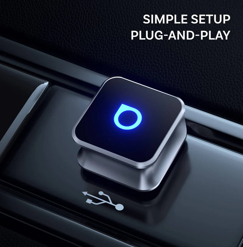 Adaptador inalámbrico Ottocast Mini Cube 3.0 para CarPlay/Android Auto