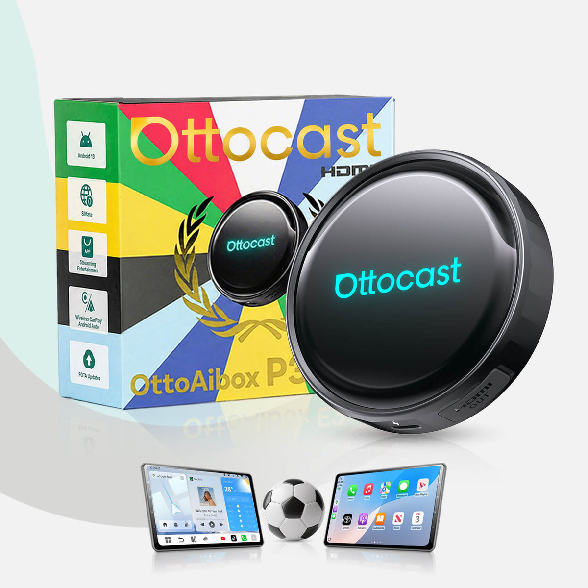 Ottocast P3 Pro CarPlay AI Box