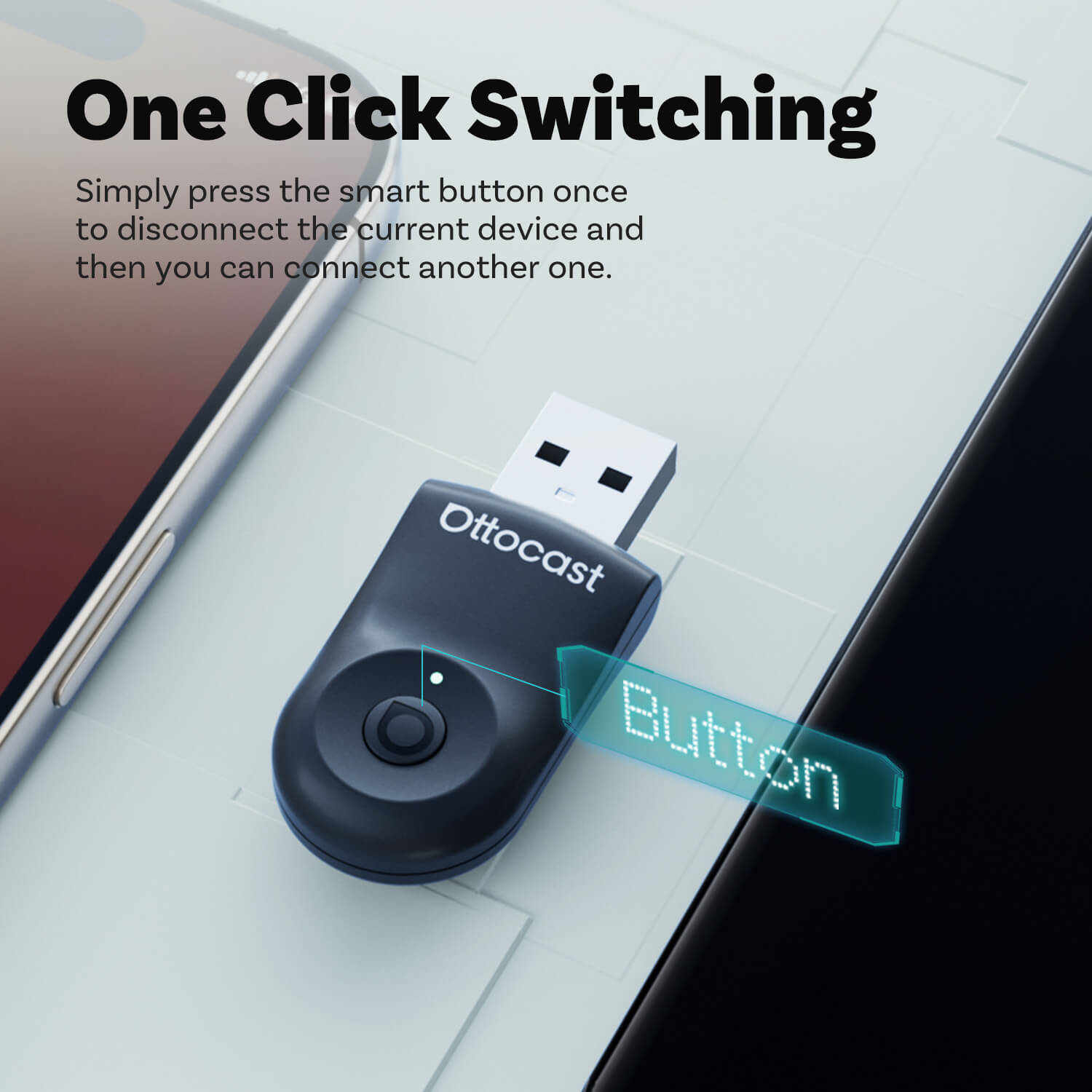 Mini Wireless CarPlay/Android Auto Adapter