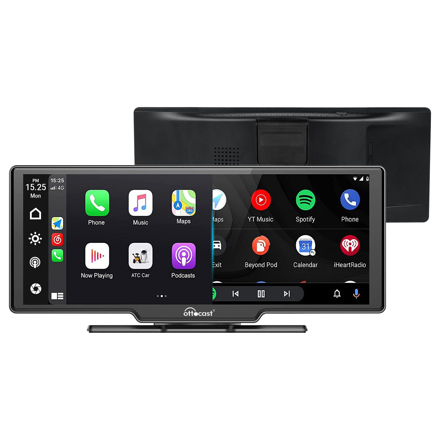 Tragbarer Apple Carplay- und Android-Autobildschirm für das Auto – 10,26 Zoll