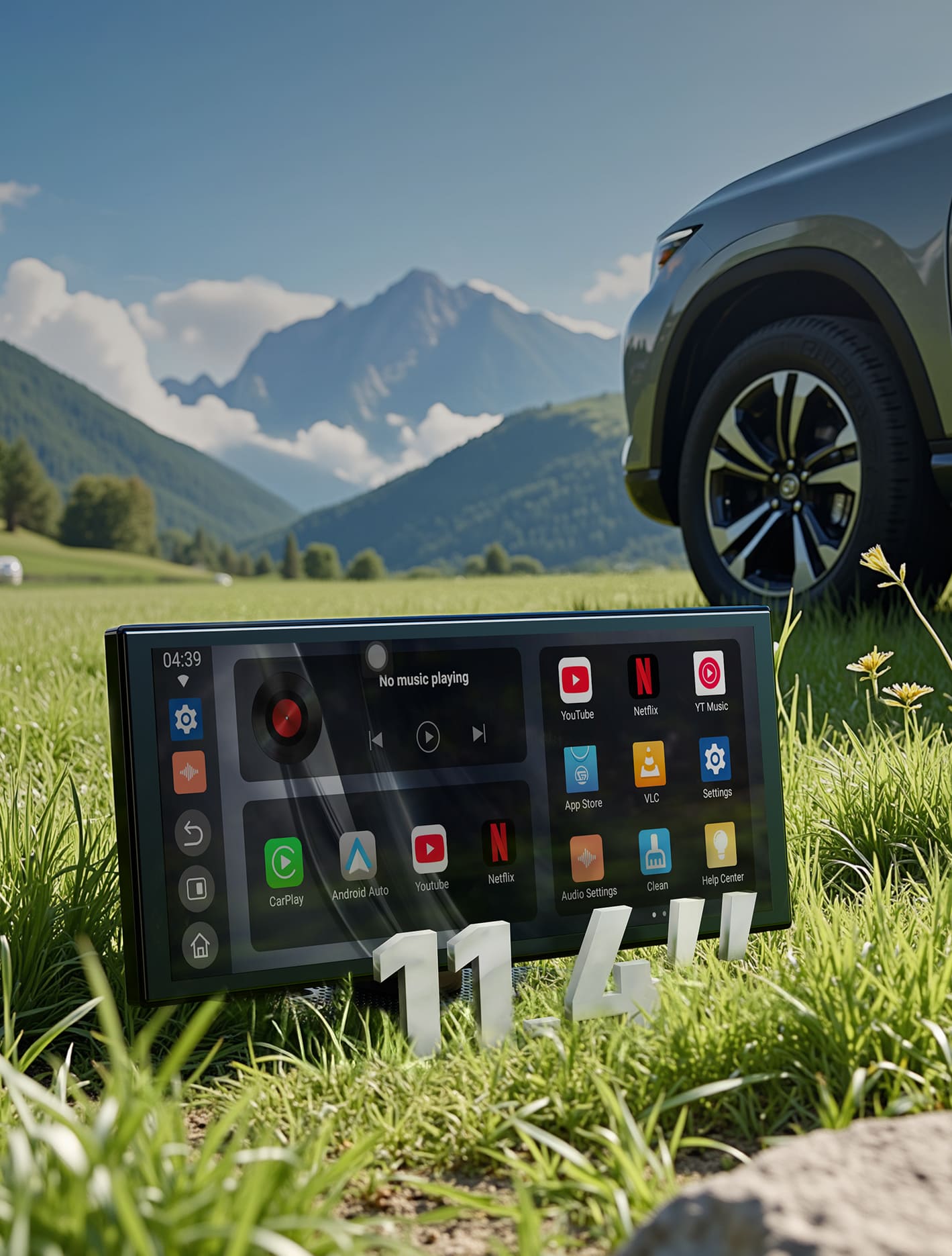 ScreenFlow Portable 11.4'' Car Display Screen