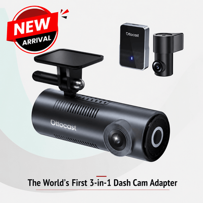 OttoSafe Cam -The World's First 3-in-1 Dash Cam Adapter