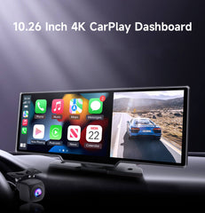 Schermo portatile Apple Carplay e Android Auto per auto - 10,26 pollici