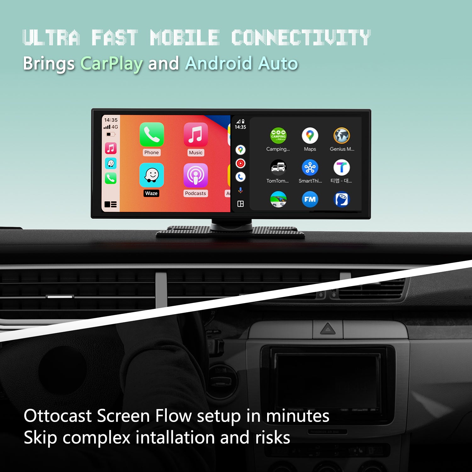 Écran portable ScreenFlow pour voiture