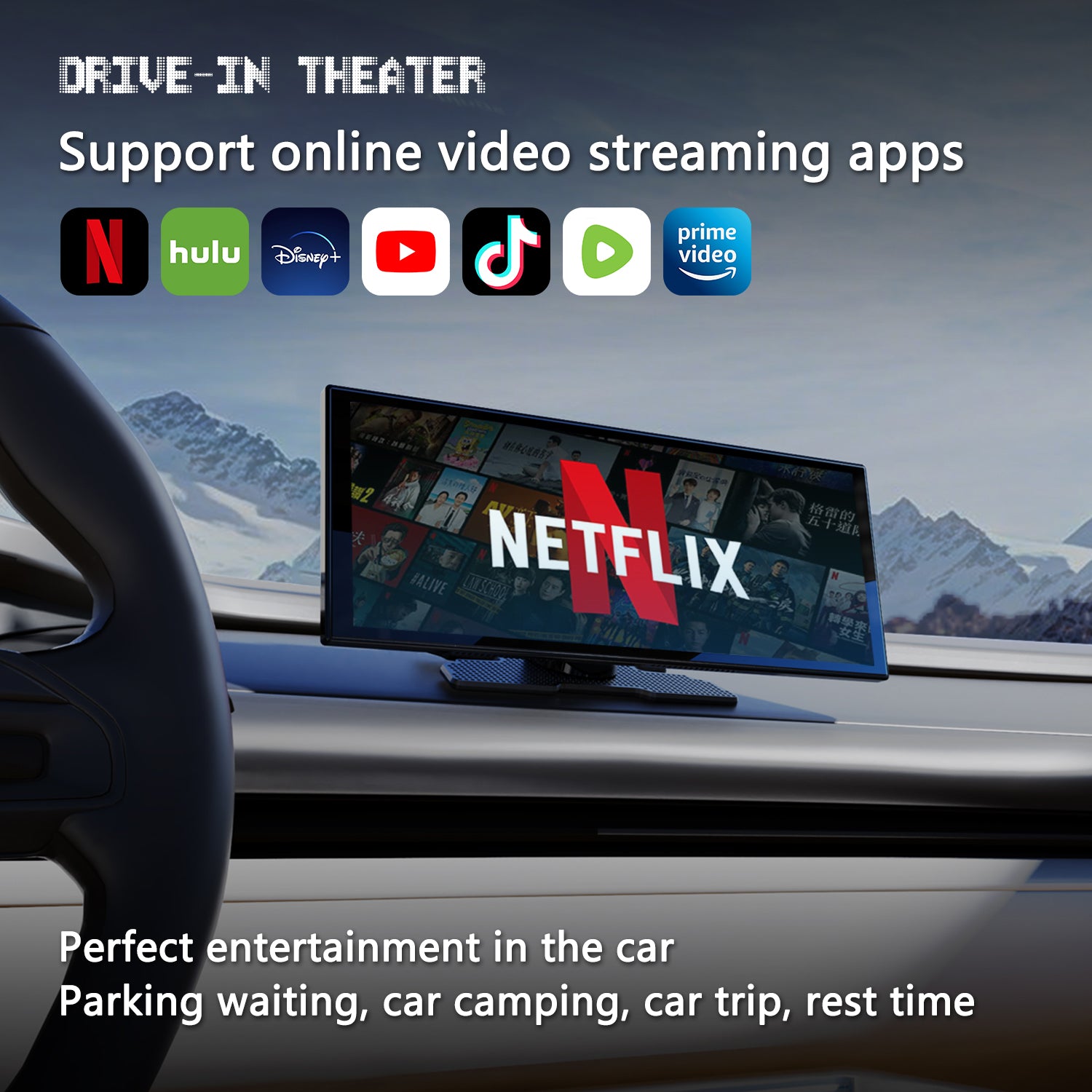 Écran portable ScreenFlow pour voiture
