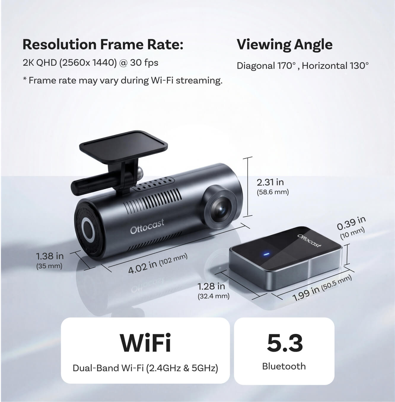OttoSafe Cam Dash Cam 3-in-1 Adapter
