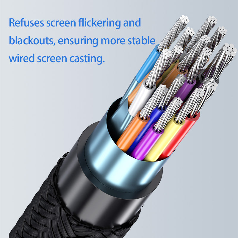 Type-C-HDMI™ Cable for iPhone 15 Series, etc
