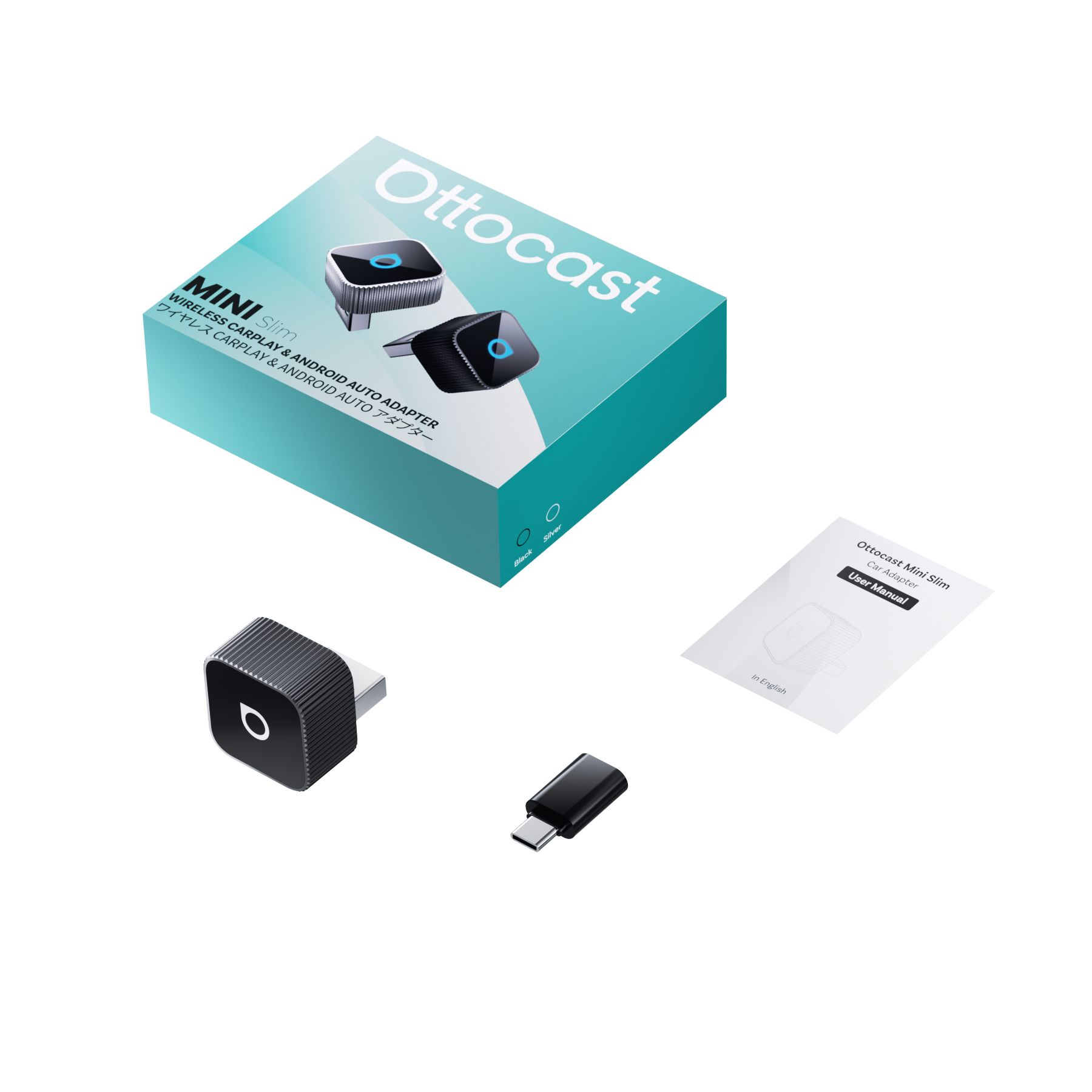 Ottocast Mini Cube 3.0 ワイヤレスアダプター 超ミニ Cube 3.0