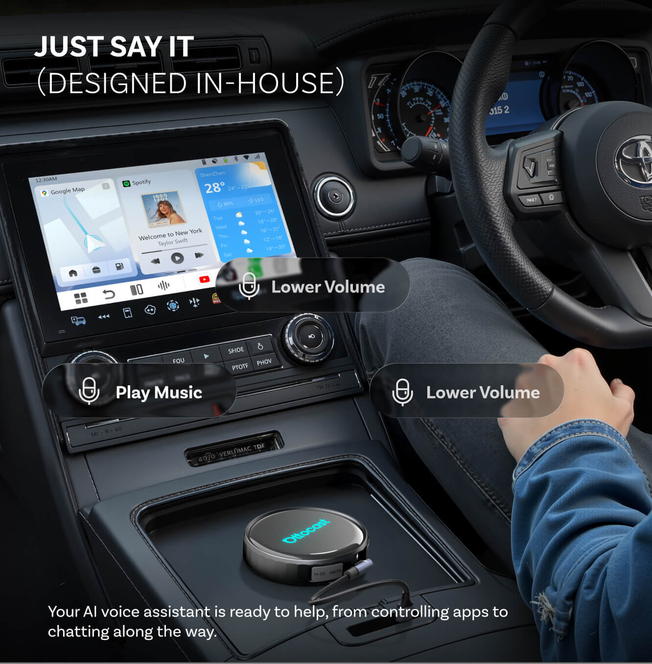 Ottocast P3 Pro CarPlay AI Box