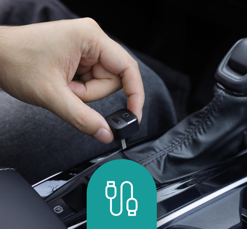 <h4> Plug into USB port</h4>