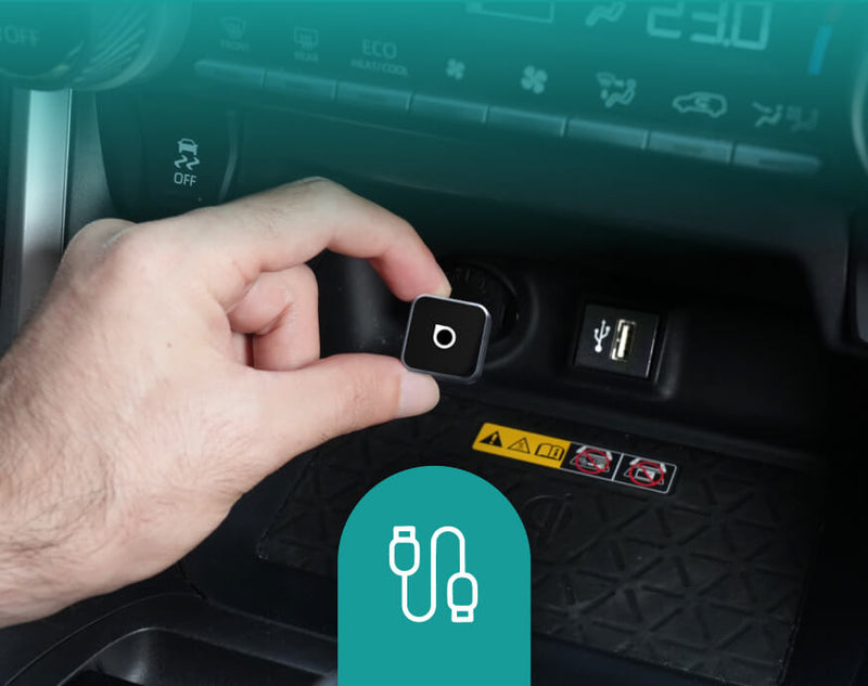 <h4>Plug into USB port</h4>