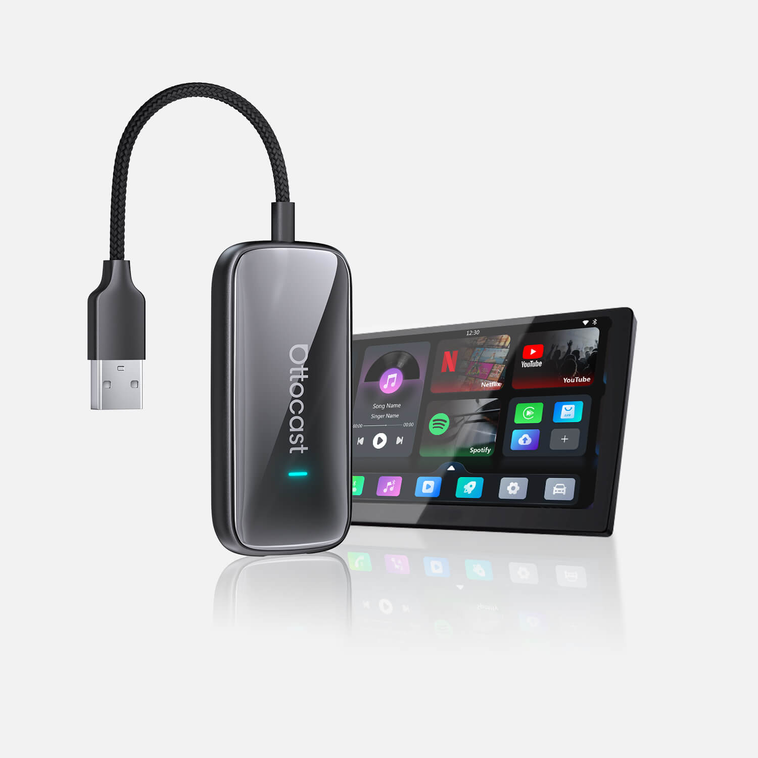 2026 New Play2Video Ultra Netflix YouTube Prime video car box with wireless CarPlay/Android Auto